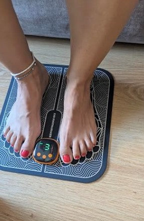 RelaxFeet Pro – Esterilla Masajeadora de Pies EMS | 8 Modos, 19 Niveles, Mando a Distancia